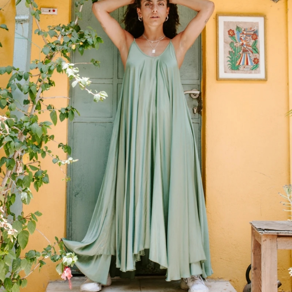 Silk and Salt Go With The Flow Oversize Maxi Dress